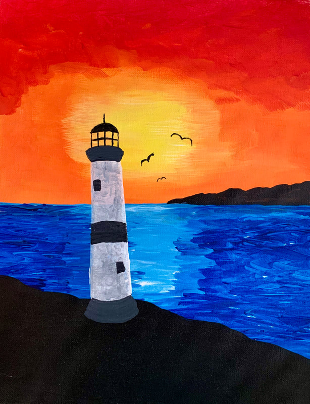 Lighthouse Sunset (Beginner)