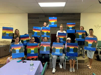 Church Group Paint Party, Selden NY