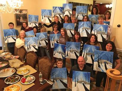 Family Canvas Painting Party